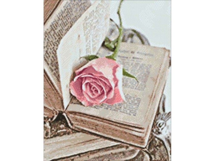 Алмазная вышивка «Любовный роман» — картинка 3
