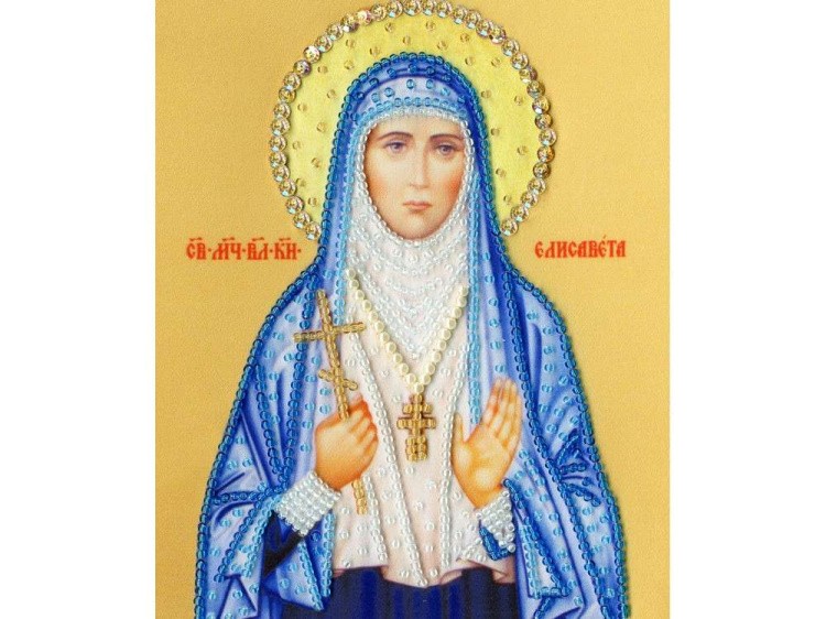 Набор вышивки бисером «Икона Святой Мученицы Великой Княгини Елизаветы»