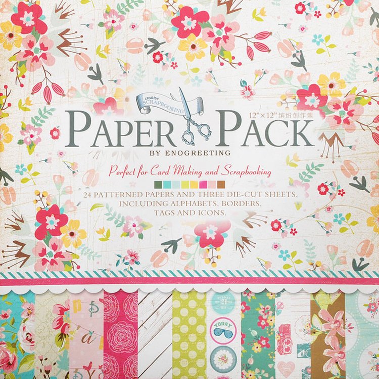 Набор бумаги «Цветущее лето» — картинка 2