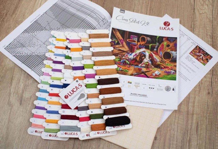 Набор для вышивания «Щенок Пикассо» — картинка 6