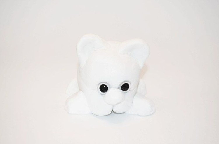 Кинетический пластилин Лепа «Zephyr» белый (0,150 кг в банке) — картинка 3