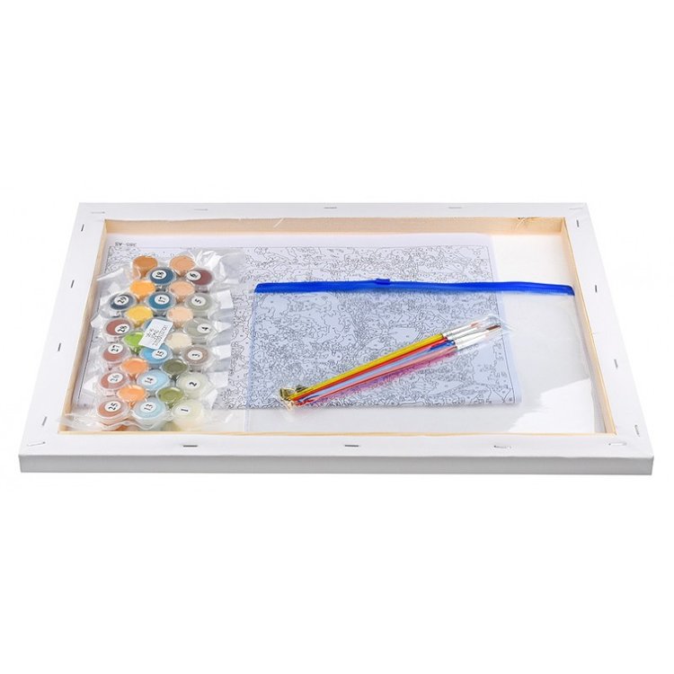 Картина по номерам «Луговые цветы» — картинка 3