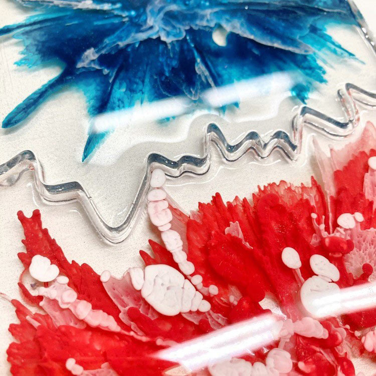 Глянцевый силиконовый молд Подстаканник Юг (white), Art Resin LAB — картинка 3