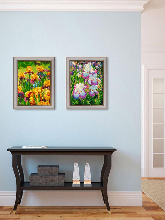 Картина по номерам «Кружевной ирис» — картинка 8