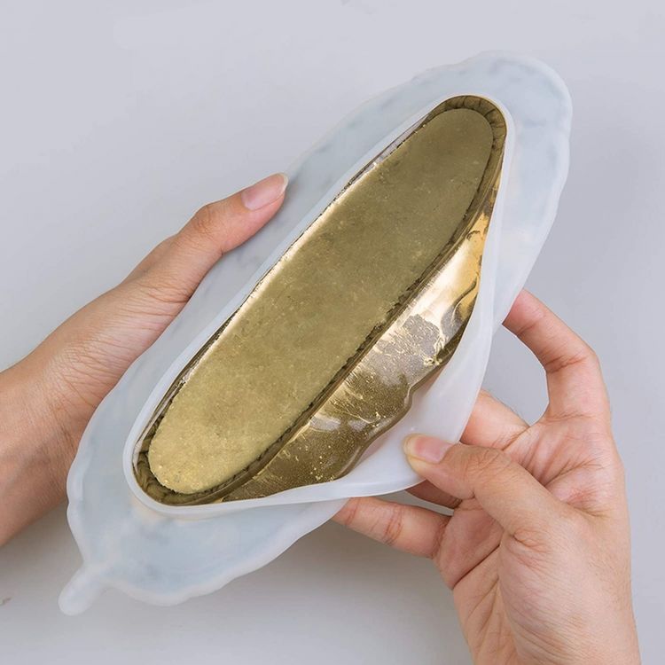 Силиконовый молд - Блюдо перо, 24х8,5 см — картинка 5