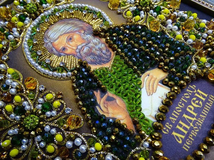 Набор вышивки хрустальными камнями «Святой Андрей» — картинка 5