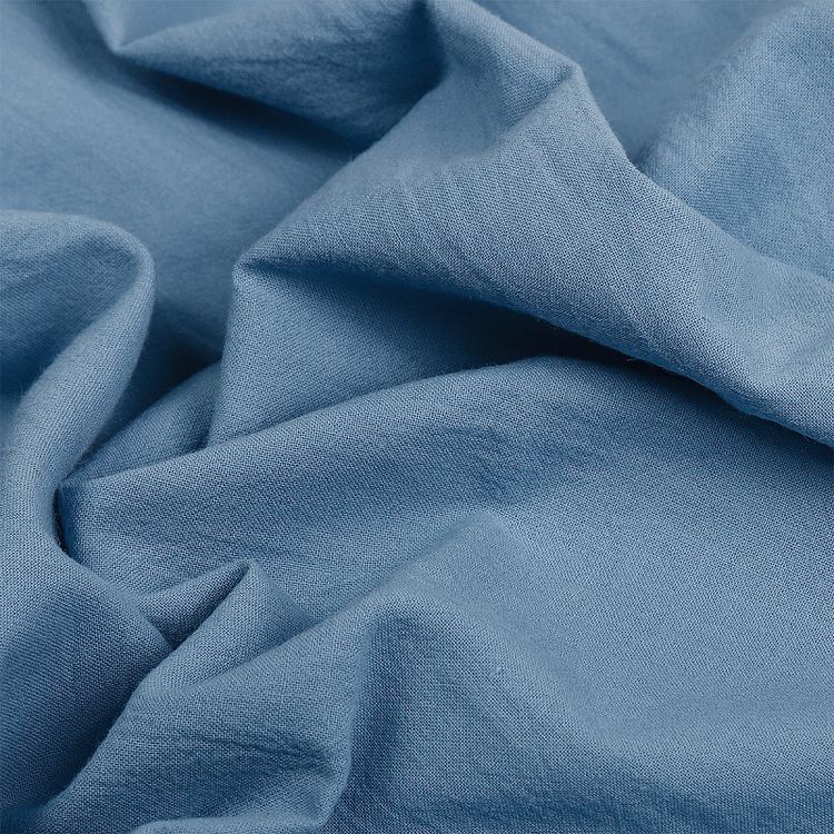 Ткань Хлопок крэш, 5 м х 150 см, 90 г/м², цвет: синий, TBY — картинка 4