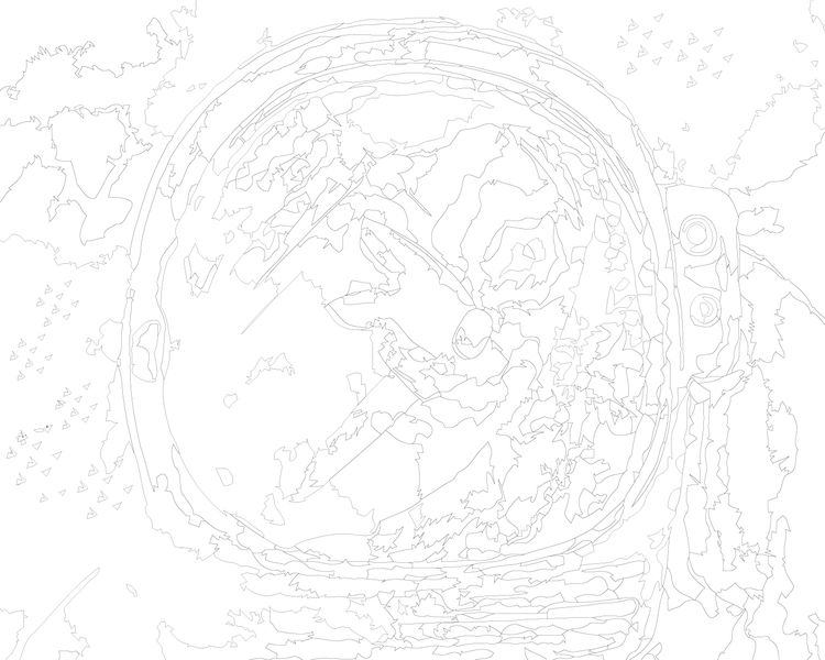 Картина по номерам «Among Us Амонг Ас: Отражение» — картинка 3