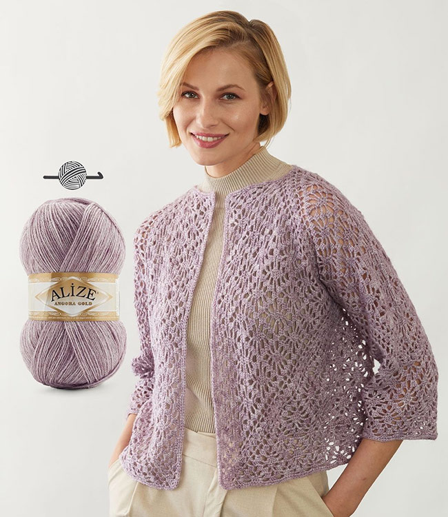 Пряжа ALIZE Angora Gold (757), светлый фрез, 5 шт. по 100 г — картинка 5
