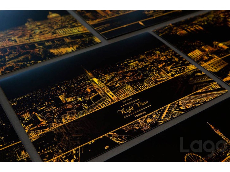 Скретч-картина «Гамбург» — картинка 5