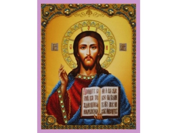 Набор для вышивания бисером «Икона Христа Спасителя»