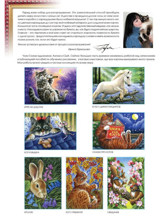 Картина по номерам «Котик в лоскутках» — картинка 6