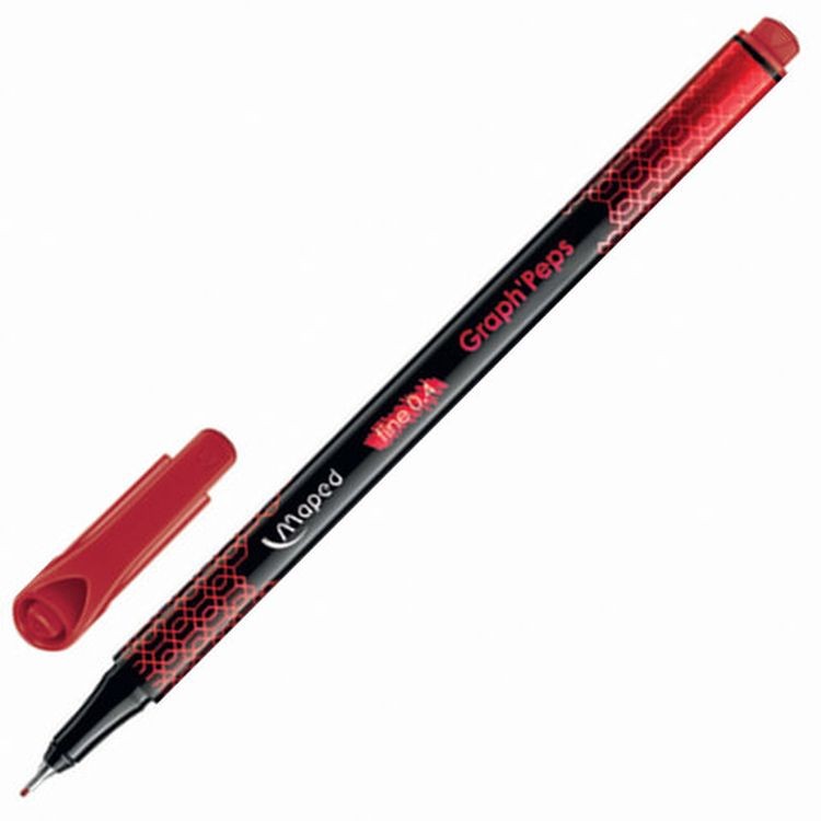 Набор капиллярных ручек (линеров) MAPED «Graph'peps» 4 шт., ассорти — картинка 2