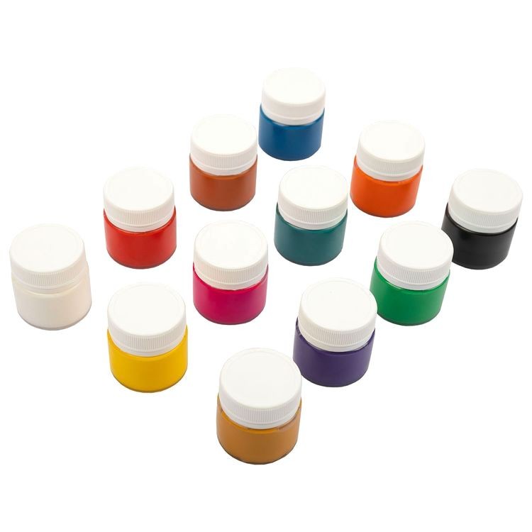 Краска гуашь «Учись», 12 цв., 20 мл, Лео — картинка 2