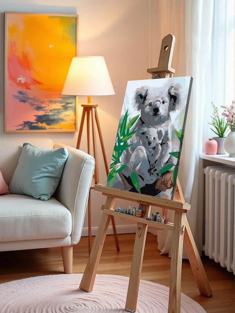 Картина по номерам «Коала» — картинка 10