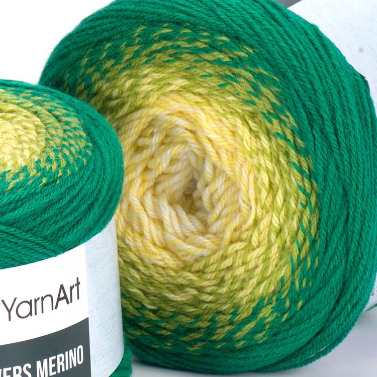 Пряжа YarnArt Flowers Merino (538), мультиколор, 5 шт. по 225 г — картинка 2