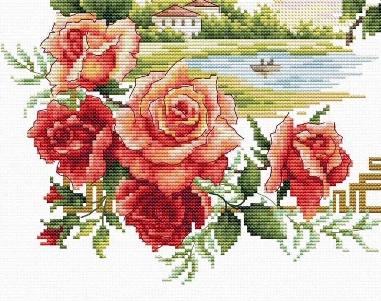 Набор для вышивания «Родные просторы. Розы» — картинка 3