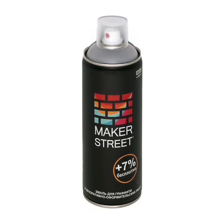 Эмаль MAKERSTREET для граффити и декоративных работ MS400, 702 Светло-серый