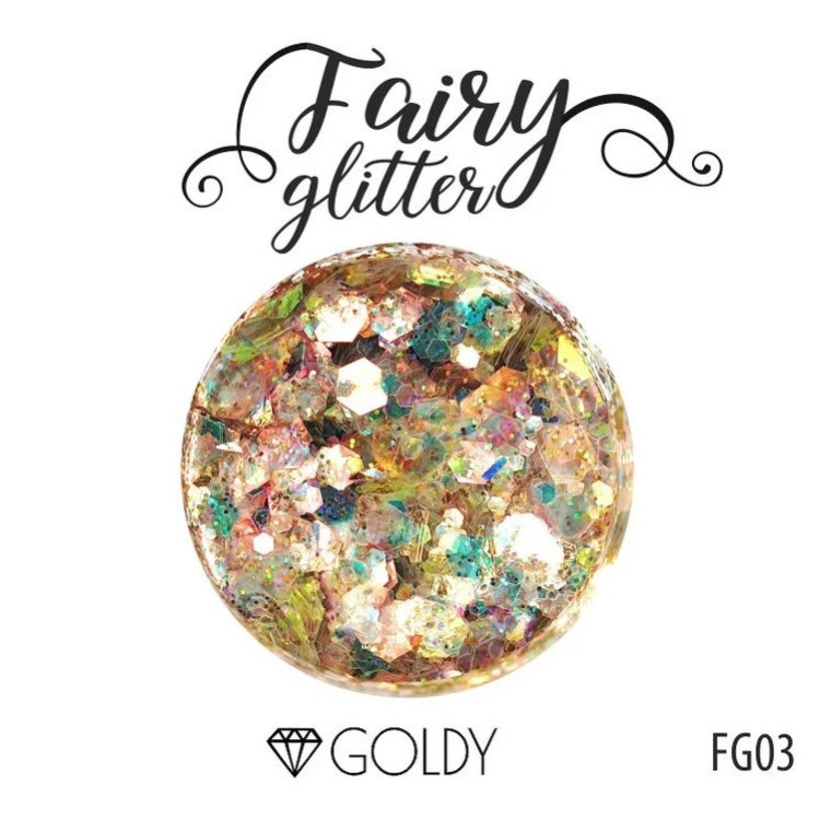 Глиттер серии FairyGlitter, Goldy, 15 г