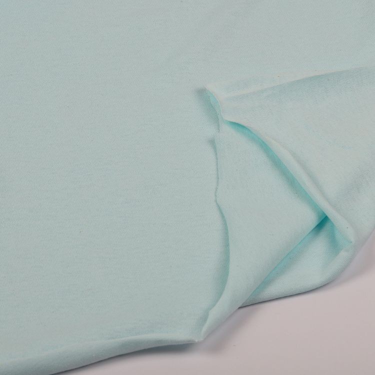 Ткань трикотаж Кулирка хлопок, 6 м, ширина 100+100 см, 145 г/м2, цвет: голубой, TBY — картинка 4