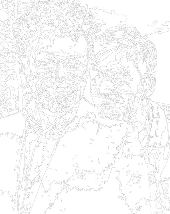 Картина по номерам «Благие знамения: Майкл Шин и Дэвид Теннант» — картинка 3