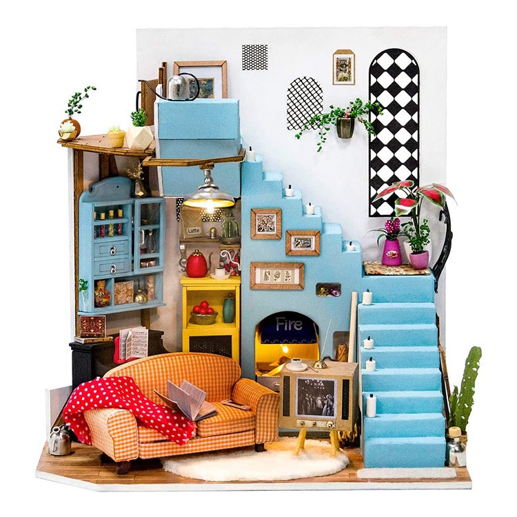 Набор для создания миниатюры (румбокс) «Испанская гостиная» — картинка 2