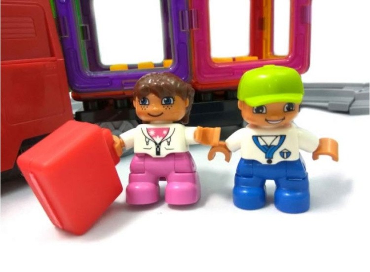 Магнитный конструктор «Железная дорога» — картинка 6