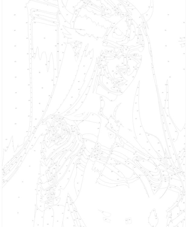Картина по номерам «Девушка-косплей 2» — картинка 3
