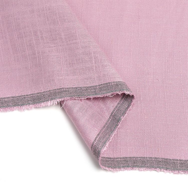 Ткань льняная, 1 м x 140 см, 190 г/м², цвет: пыльная роза, TBY — картинка 4