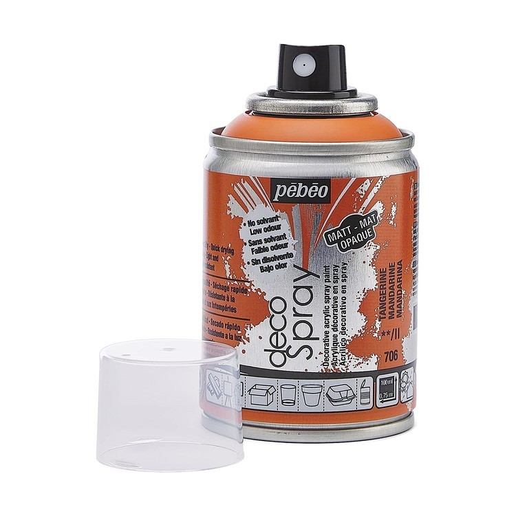 Краска на водной основе decoSpray, 093706 Мандариновый — картинка 2