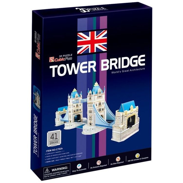 3D-пазл CubicFun Тауэрский мост (Великобритания) (серия Мини)