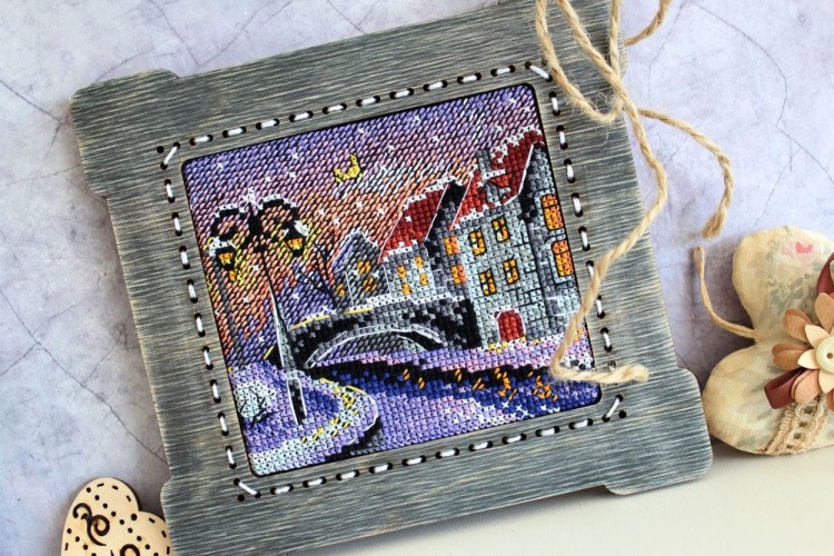 Набор для вышивания «Зимний город» — картинка 4