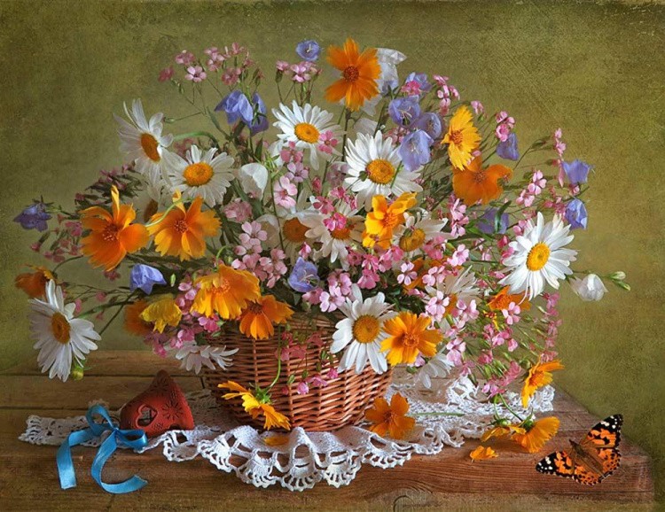 Картина по номерам «Праздник цветов»