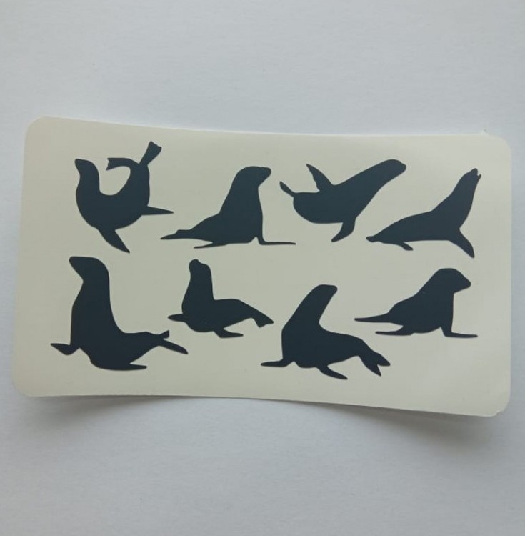 №914 Наклейка (Черные) Sticker, Art Blong — картинка 2