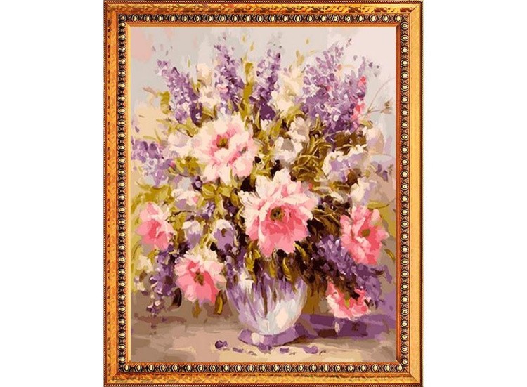Картина по номерам «Нежный букет» — картинка 3