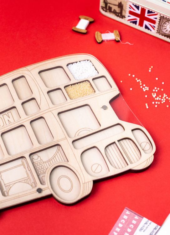 Органайзер для бисера с крышкой «Автобус» — картинка 3