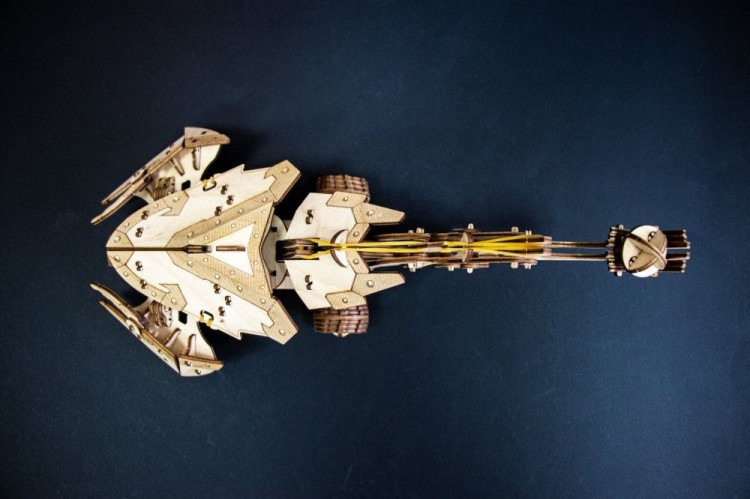 Конструктор из дерева «Катапульта SCORPIO», UNIWOOD — картинка 6