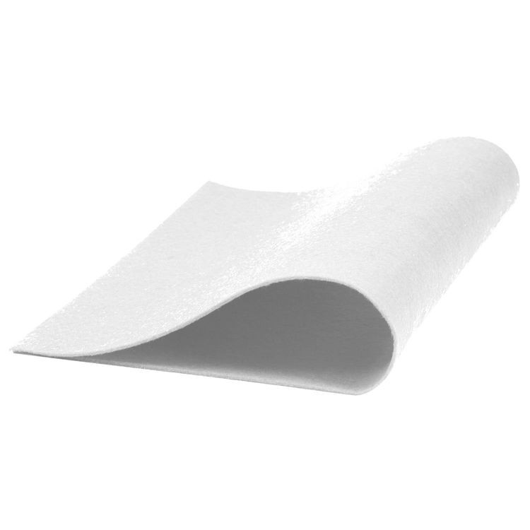 Цветной фетр для творчества плотный 400х600 мм, 3 листа, толщина 4 мм, белый, ОСТРОВ СОКРОВИЩ — картинка 5