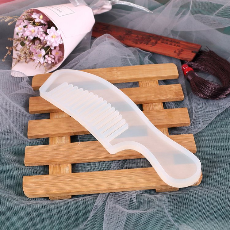 Силиконовый молд - Расческа с ручкой, 18x5см — картинка 6