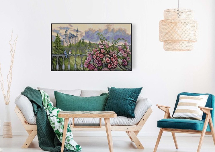 Алмазная вышивка «Вид на Замок» — картинка 2