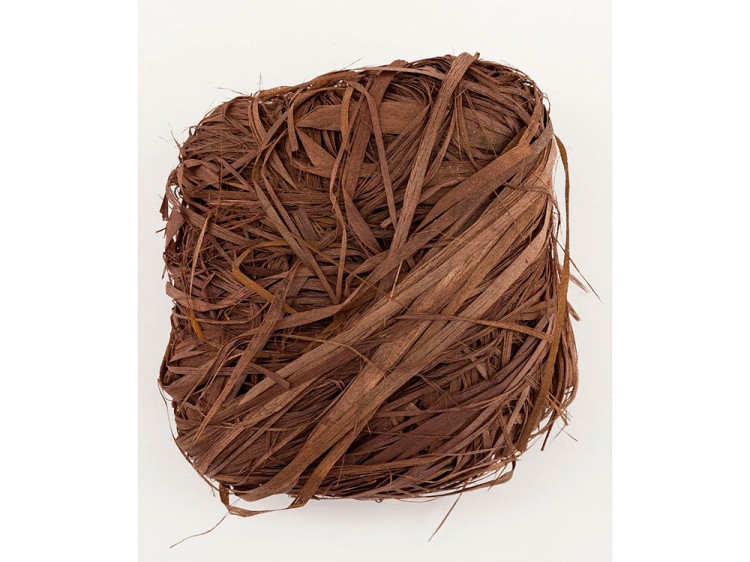 Лыко чесаное цветное, цвет: коричневый 30 г, Blumentag — картинка 2