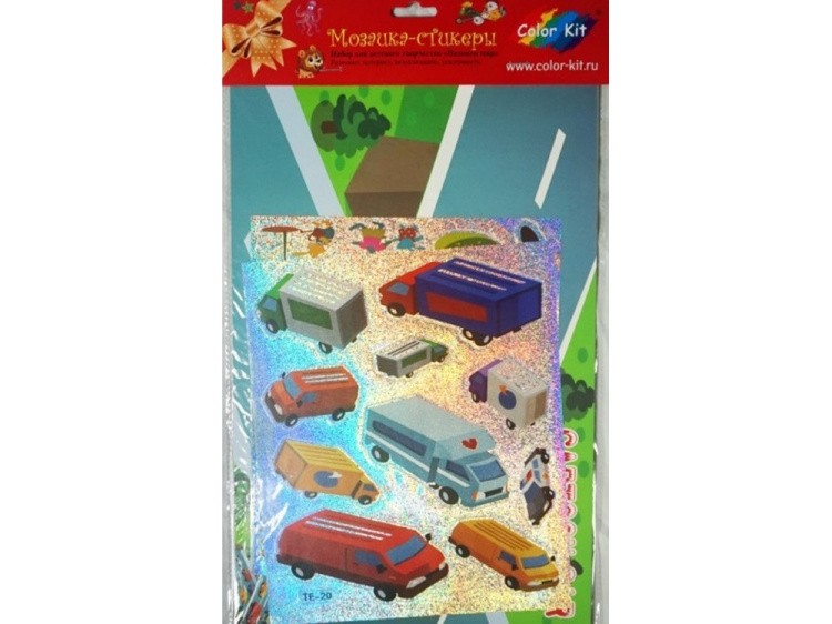 Мозаика из стикеров «Машинки» — картинка 4
