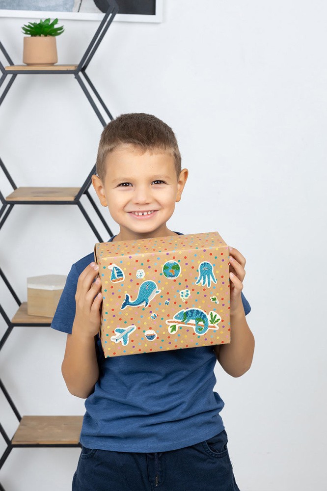 Алмазная вышивка «Наклейки. Синее настроение» — картинка 5