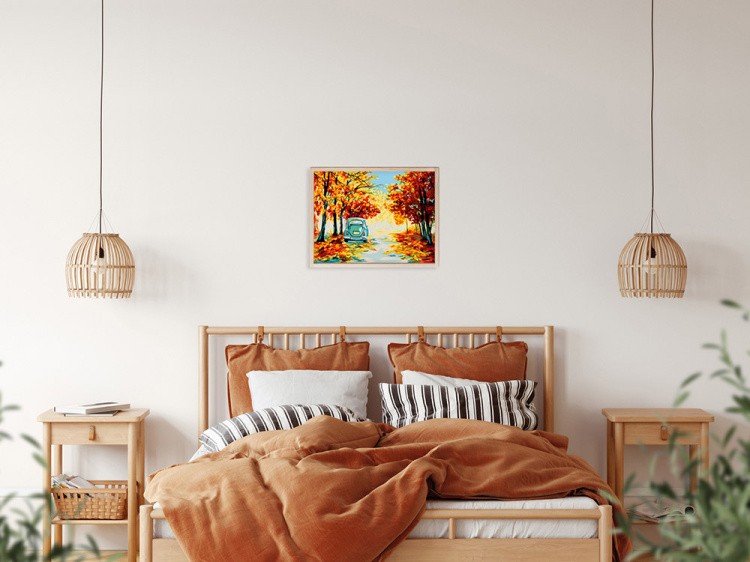 Картина по номерам «Осень в стиле ретро» — картинка 5