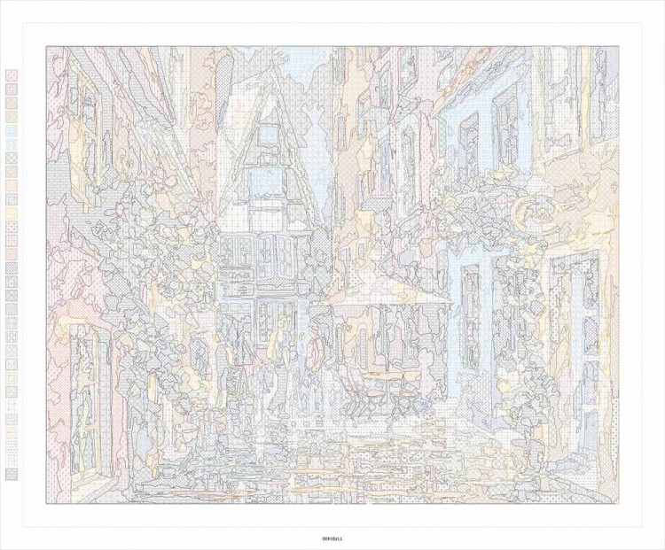 Картина по номерам «Утро в Баварии» — картинка 3