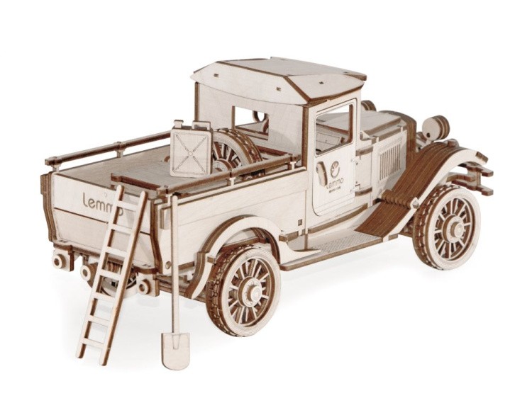 Конструктор из дерева «Грузовик Полуторка Пикап», Lemmo — картинка 6