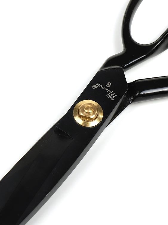 Ножницы портновские 08, 220/100 мм, цельнометалл., ручка силикон, Maxwell premium — картинка 5