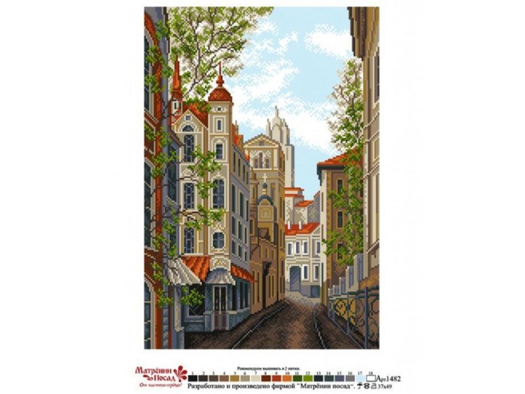 Набор для вышивания «Московские улочки» — картинка 2