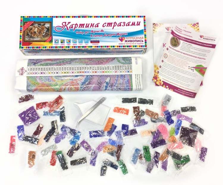 Алмазная вышивка «Львенок» — картинка 3