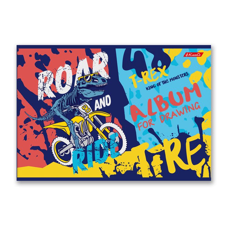 Альбом для рисования «Нашествие», 100 г/м2, A4, на скобе, 10 альбомов по 48 л., SVETOCH — картинка 4